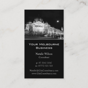 Melbourne City Skyline - Carte de visite