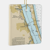 Melbourne Florida Chart Keramisch Ornament (Rechts)