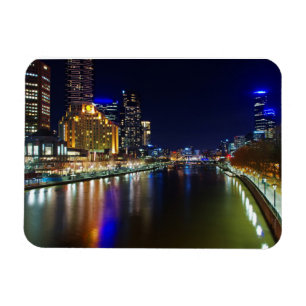Melbourne in de nacht magneet