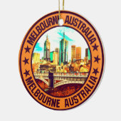 Melbourne Keramisch Ornament (Links)