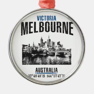 Melbourne Metalen Ornament