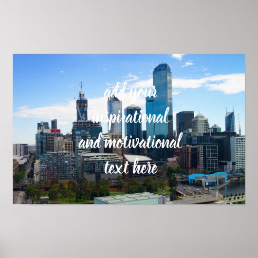 Melbourne Poster (Voorkant)