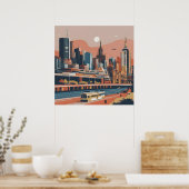 Melbourne poster vintage (Cuisine)