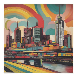 Melbourne poster vintage