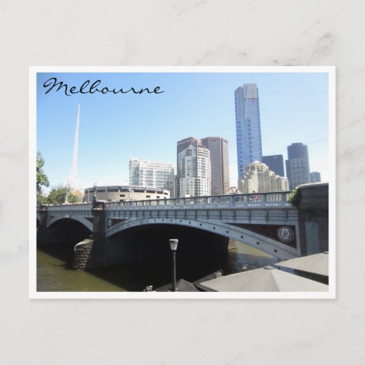 melbourne princes bridge briefkaart (Voorkant)