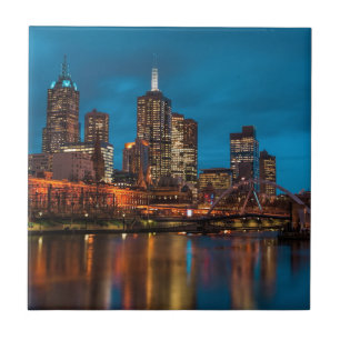Melbourne 's nachts tegeltje