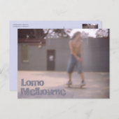 Melbourne Skateboarder Lomography Briefkaart (Voorkant / Achterkant)