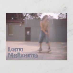 Melbourne Skateboarder Lomography Briefkaart