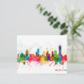 Melbourne Skyline Briefkaart (Staand voorkant)
