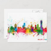 Melbourne Skyline Briefkaart (Voorkant / Achterkant)