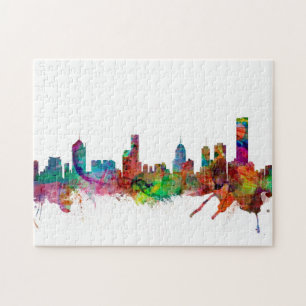 Melbourne Skyline Legpuzzel