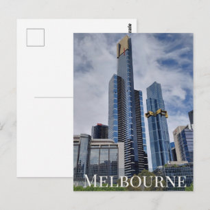 Melbourne Skyline Panorama Briefkaart