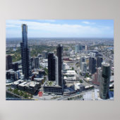 melbourne skyline poster van 14.95 uur (Voorkant)