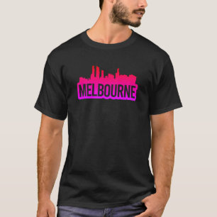 Melbourne stad Australië Victoria skyline souvenir T-shirt
