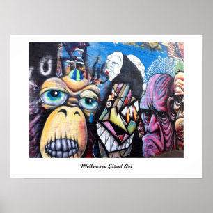 Melbourne Street Art/Grafitti Poster