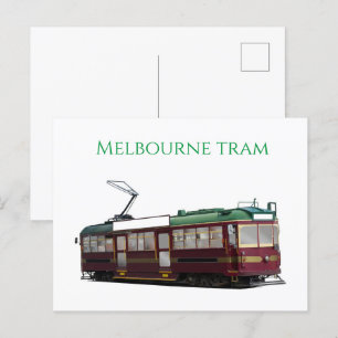 Melbourne tram feestdagenkaart