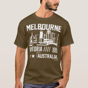 Melbourne Victoria Australian Famous Cit T-shirt