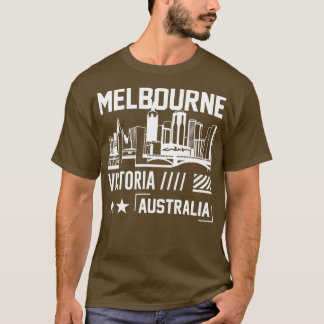 Melbourne Victoria Australian Famous Cit T-shirt