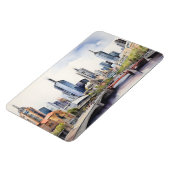 Melbourne waterverf kunst magneet (Linkerzijde)