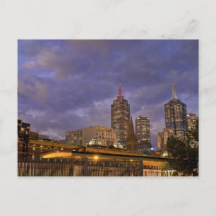 Melburne Skyline Briefkaart