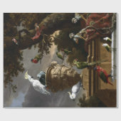 Melchior d'Hondecoeter The Menagerie Cadeaupapier (Vlak)