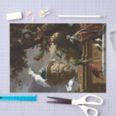 Melchior d'Hondecoeter The Menagerie Tissuepapier (Craft)