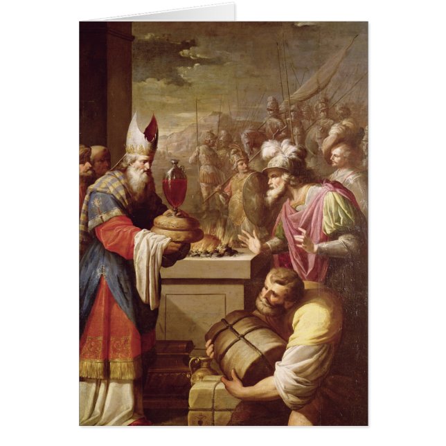 Melchizedek Offering Brood en wijn (Voorkant)