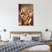 Melchizedek Offering Brood en wijn Canvas Afdruk (Insitu (Slaapkamer))