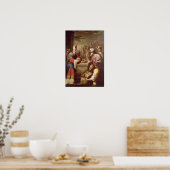 Melchizedek Offering Brood en wijn Poster (Keuken)