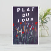 Meld u aan in het Frans voor voedsel (Staand voorkant)