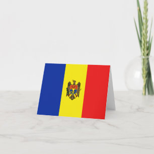 Melding van de vlag van Moldavië Kaart