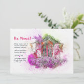 Melding van raamplanten aankondiging (Staand voorkant)