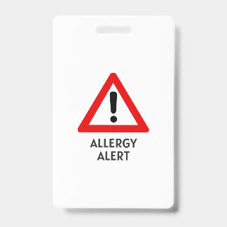 Melding voor maïsallergie badge