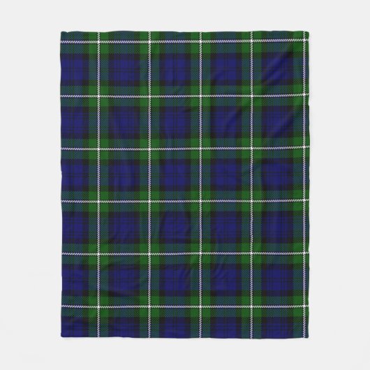 Meldrum Forbes Plaid Fleece Deken (Voorkant)