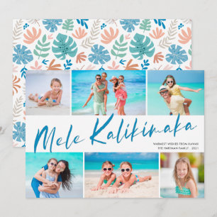 Mele Kalikimaka 6 Foto Collage Kerstvakantie Feestdagenkaart