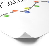 Mele Kalikimaka - Affiche de Noël (Coin)