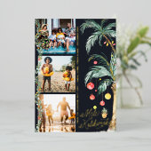 Mele Kalikimaka | Carte de collage photo de Noël (Debout devant)