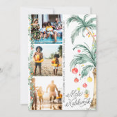Mele Kalikimaka | Carte de collage photo de Noël (Devant)