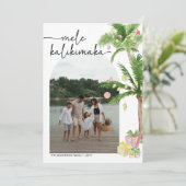 mele kalikimaka Carte photo de Noël (Debout devant)