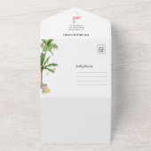 mele kalikimaka Carte photo plié de noël (Dehors)