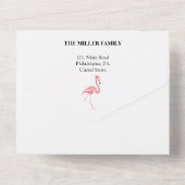 mele kalikimaka Carte photo plié de noël (Verso)