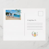 Mele Kalikimaka | Carte postale de la famille de N (Verso)