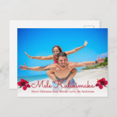 Mele Kalikimaka Christmas Briefkaarten (Voorkant / Achterkant)