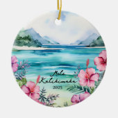 Mele kalikimaka Christmas Keramisch Ornament (Voorkant)