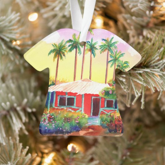 Mele Kalikimaka Christmas Plantation Red Cottage (Arbre)
