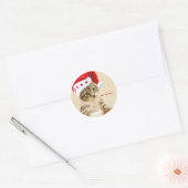 Mele Kalikimaka Classic Round Sticker (Envelop)