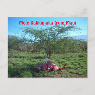 Mele Kalikimaka de Island Way Briefkaart