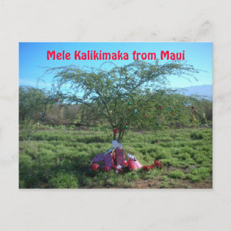 Mele Kalikimaka de Island Way Briefkaart