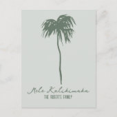 Mele Kalikimaka Elegant Hawaiian Kerstmis Briefkaart (Voorkant)