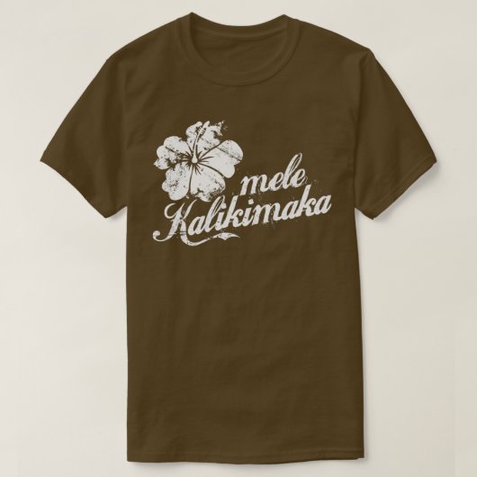 Mele Kalikimaka Essential TShirt (Design voorkant)